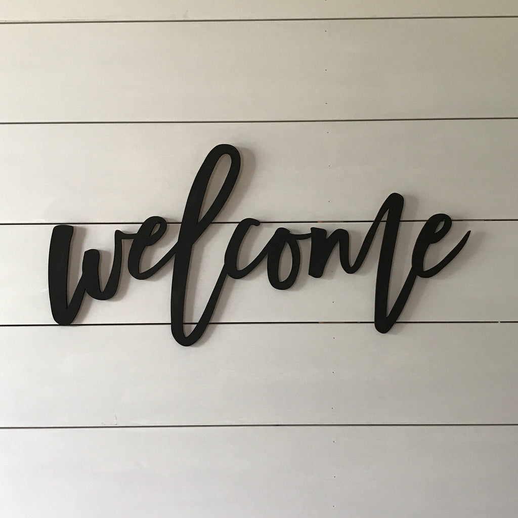 CUT OUTS - WELCOME