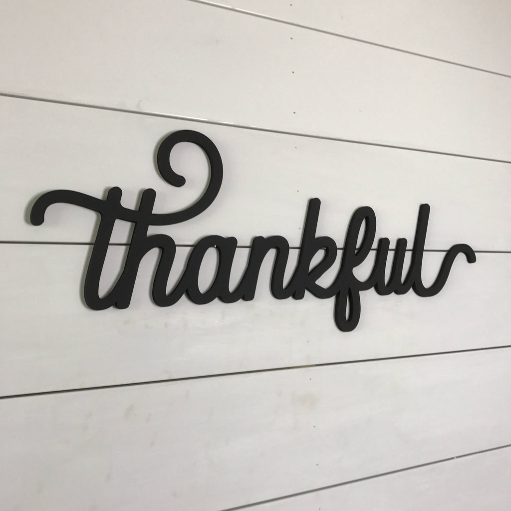CUT OUTS - THANKFUL