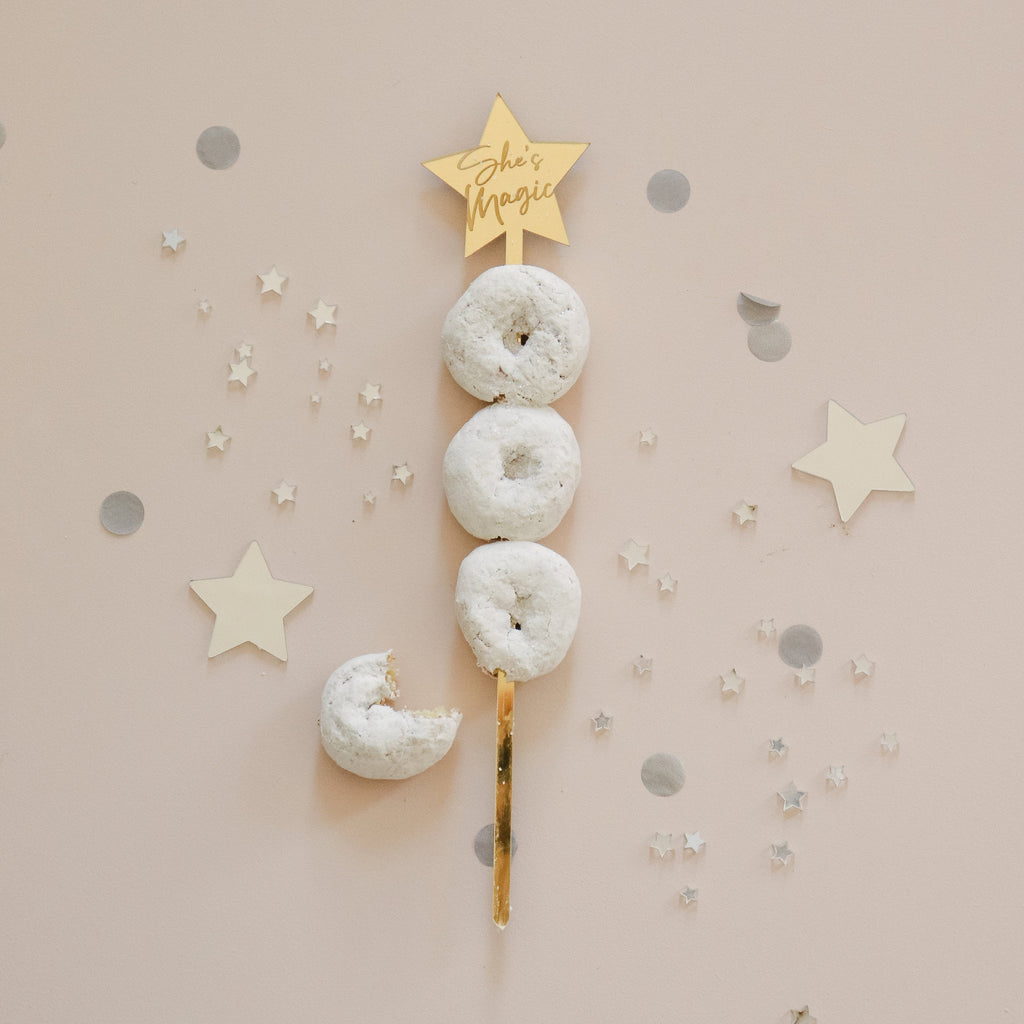 Mini donut skewers for sweets table set of 18 Doughnut -  Portugal
