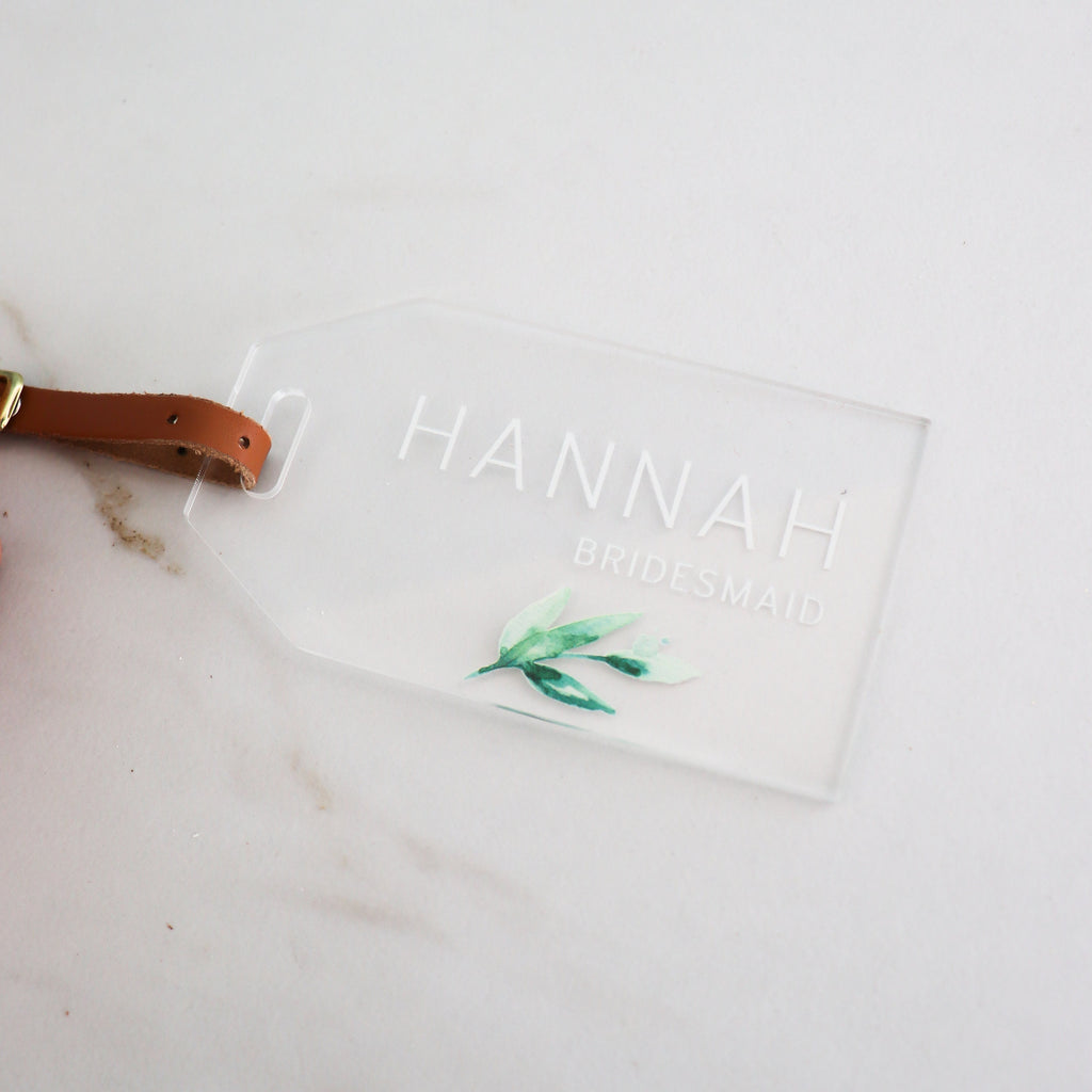 Personalized luggage tag