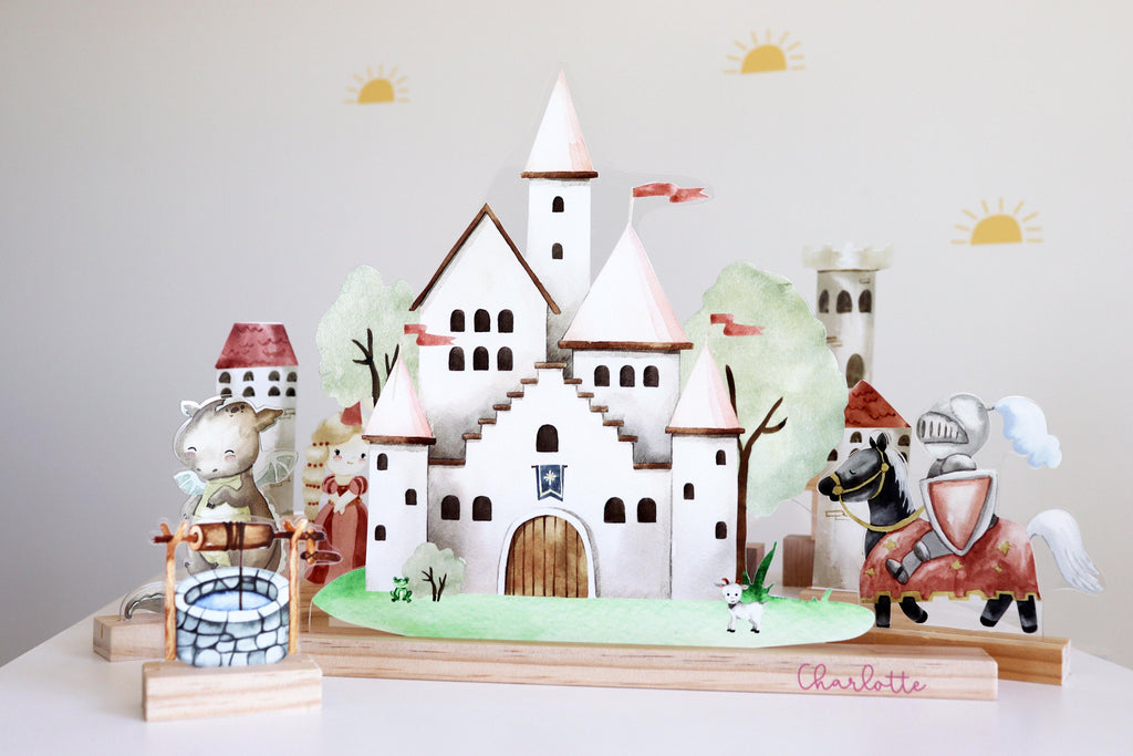 Castle princess and knights playscape