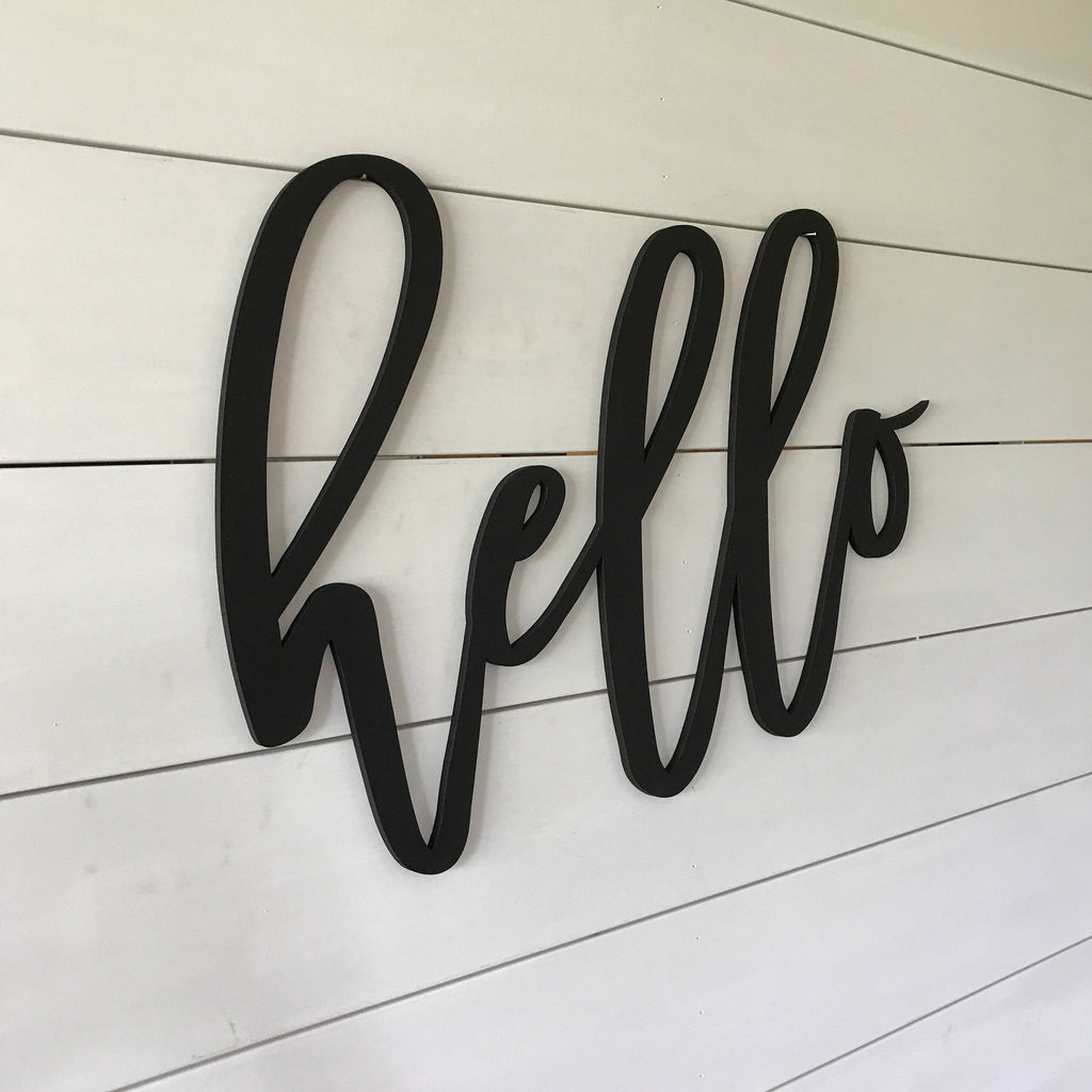 CUT OUTS - HELLO