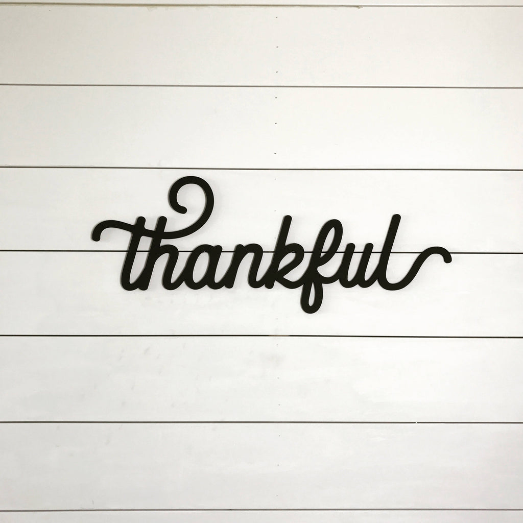 CUT OUTS - THANKFUL