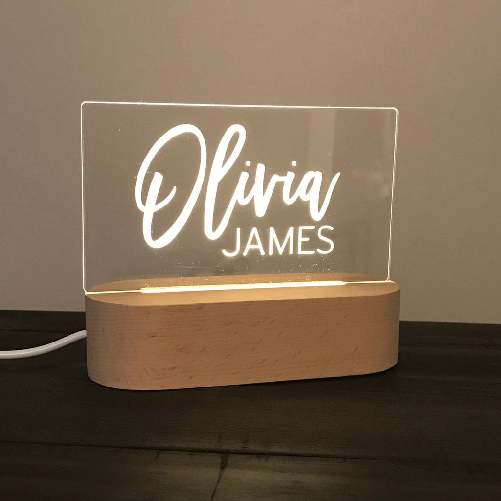 Personalized LED nightlight