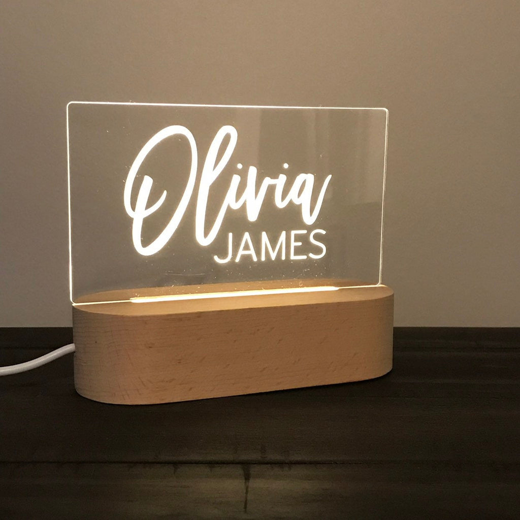 Personalized LED nightlight