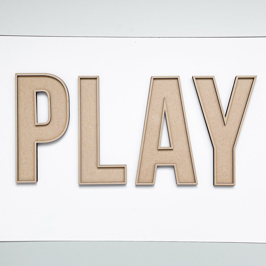 Fillable Letters Fillable wood letters | The Modern Silo