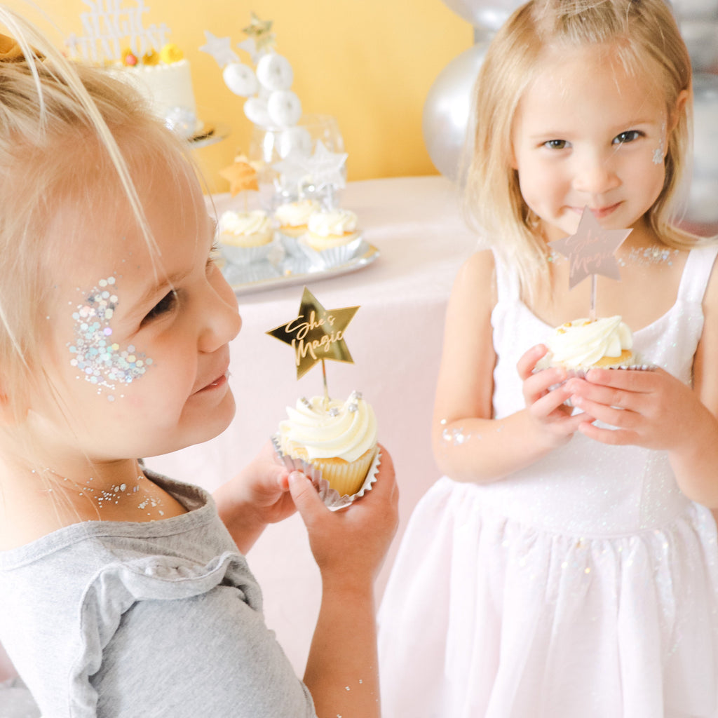 She's magic star cupcake toppers