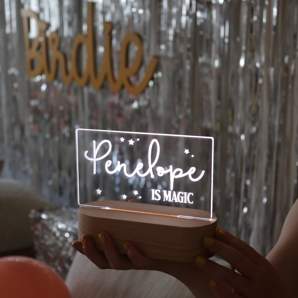 Personalized night light, she's magic that one