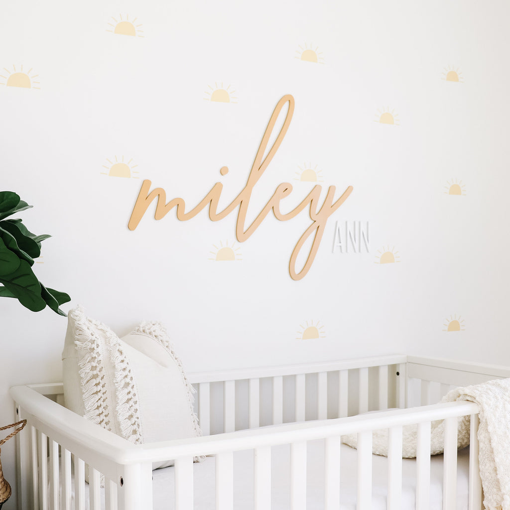 Name sign, nursery name sign, name sign for kids room, cut out name signa