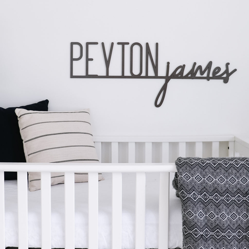 Name sign, nursery name sign, name sign for kids room, cut out name signb