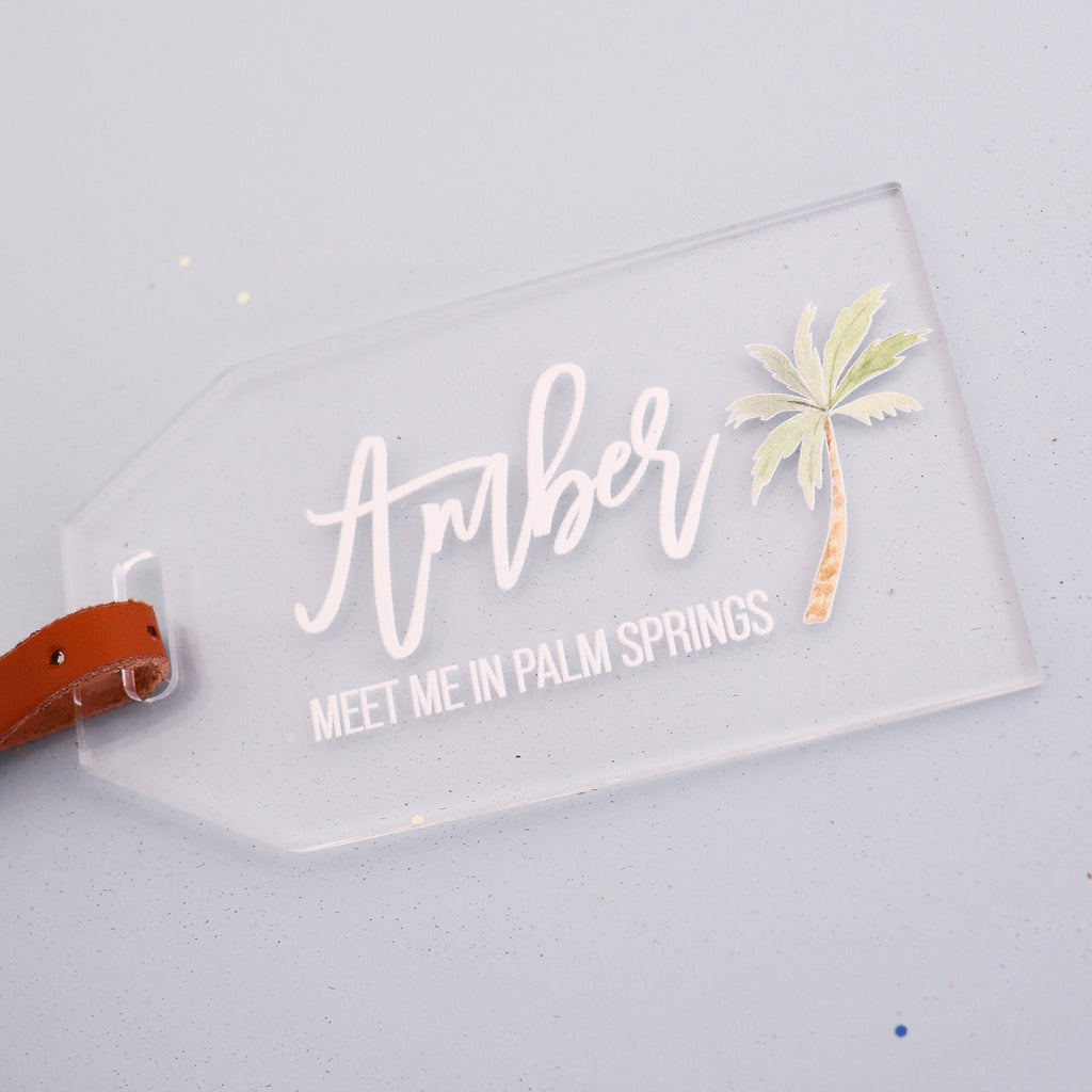 Personalized luggage tag