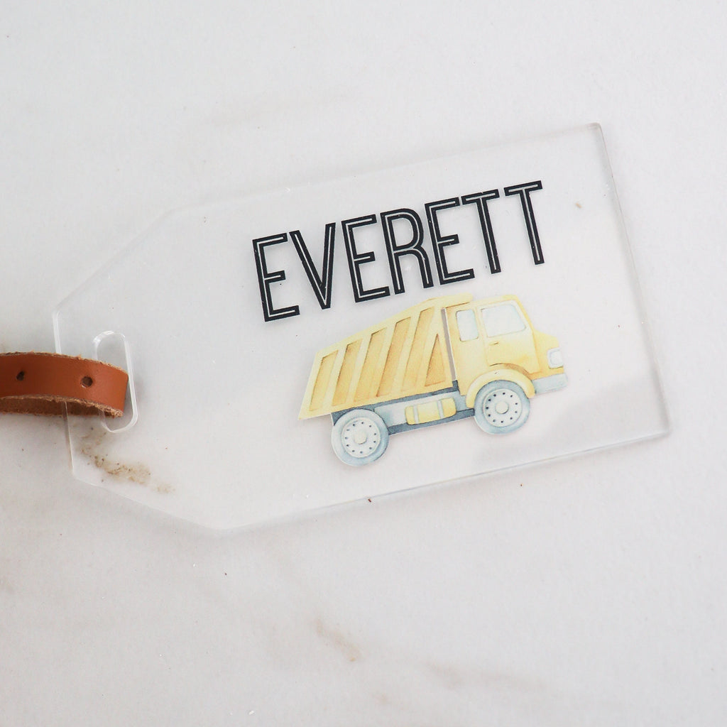 Personalized luggage tag, ring bearer gift, kids gift tag, kids name tag, backpack tag