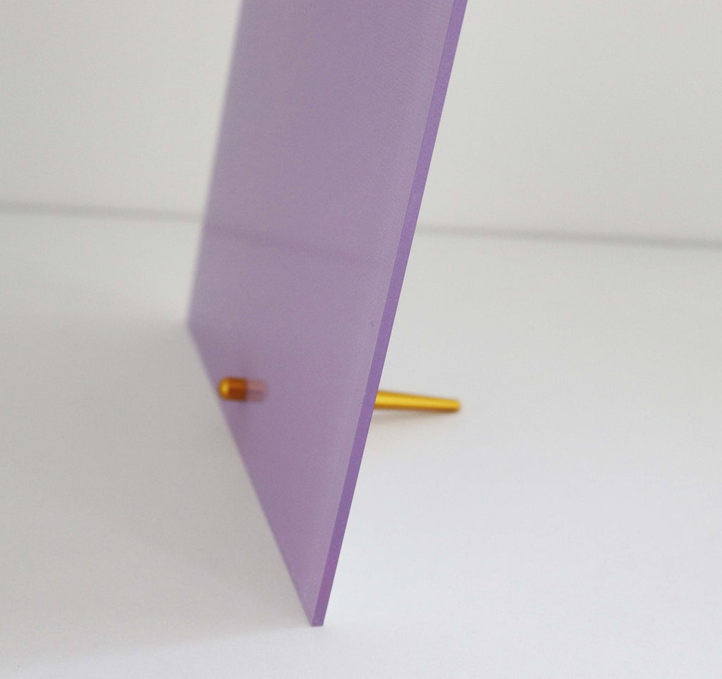 Acrylic dry erase desktop notes