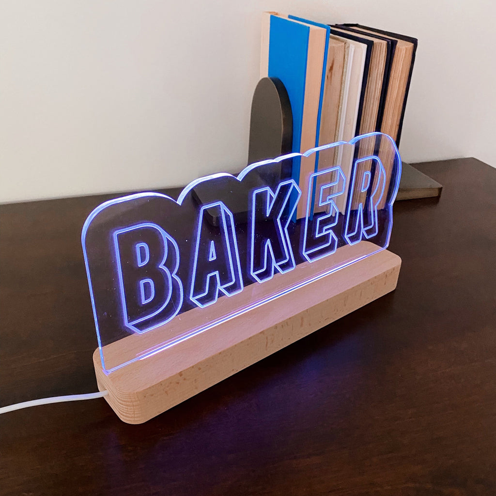 Personalized night light XL, nightlight, led light, Kids led decor, personalized kids gift, teen gift ideas, led shelf decor, neon name sign